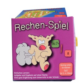 Compute Game Pieces in Small 1x1,80 Learning Cards, Lightweight with Index Cards