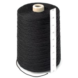 Needloft BULK LOT Solid Black #42 Needloft Nylon Craft Cord - 4,000 feet! USA