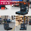 Combination maintenance suitcase, 247 pieces basic home maintenance tool set,