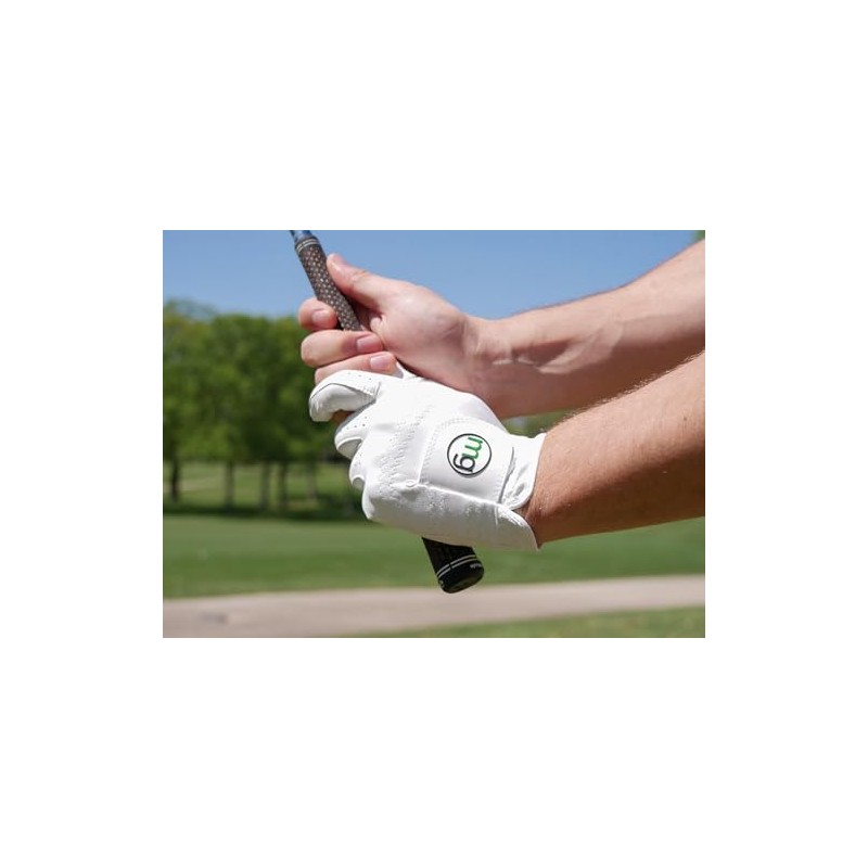 MG Golf Glove Mens Right (LH Golfer) DynaGrip All-Cabretta Leather