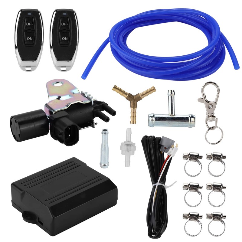 Aramox Remote Exhaust Valve Controller, Exhaust Cutout Valve Controller Kit