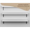 Cabinet Shelf Melamine 3/4'', Custom, Cut to Size. (12'' Depth,