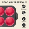 BRONYPRO Jumbo Silicone Muffin & Cupcake Pan for Baking with