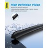 5 PLUS 24"+21" Windshield Wipers Blade Replacement for Nissan 2017-2024