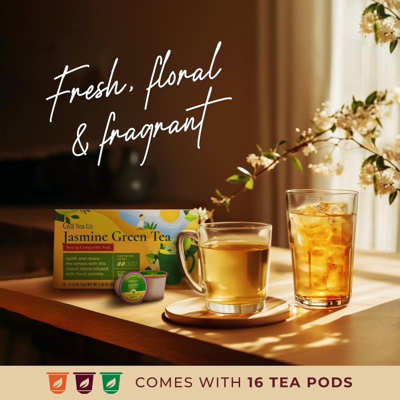 Gya Tea Co Jasmine Tea Pod (16 ct) - Mildly