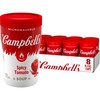 Campbell's Sipping Soup, Spicy Tomato Soup, 11.1 oz Microwavable Cup