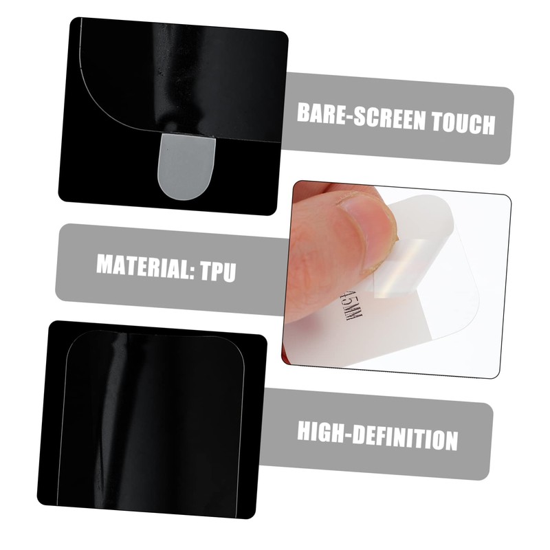 GRIRIW 6 Pcs Watch Film Smart Watch Protector Screen Cover