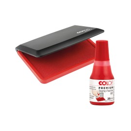 Colop 151306 Ink Pad Micro 2 + Colour 801 Red 70 x 110 mm