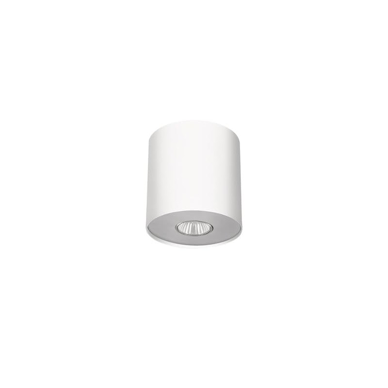 Licht-Erlebnisse Modern Ceiling Spotlight White Metal GU10 Round Diameter 13