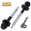 SKIR'CO (Pack of 50) Painted Roofing Screws 4.8 x 50