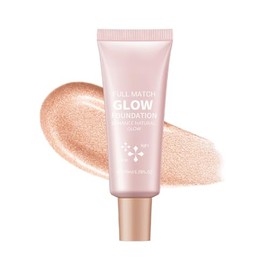 Natural Glow Illuminator Glotion, Hydrating Makeup Highlighter for Face & Body, Liquid Highlighter to Glow, Sheer to Light Buildable Coverage Long Las