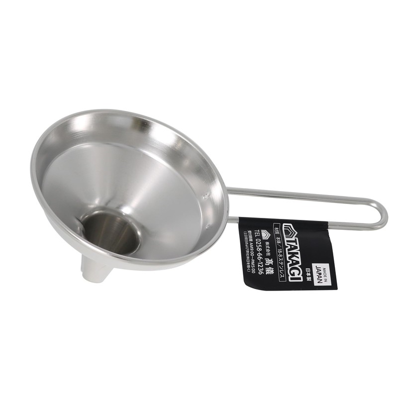 Takagi 18-8 Stainless Steel Funnel with Handle, 2.95 inches (7.5