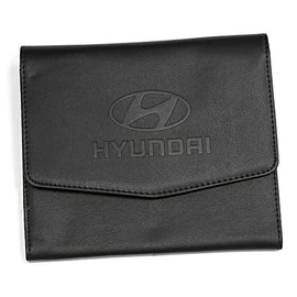 Hyundai DZ99951ADD00 Portfolio Case Black with Brand Logo