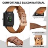 VELULYX Genuine Leather Strap Compatible with Veryfit IDW13/IDW16/IDW18/IDW19, 22 mm