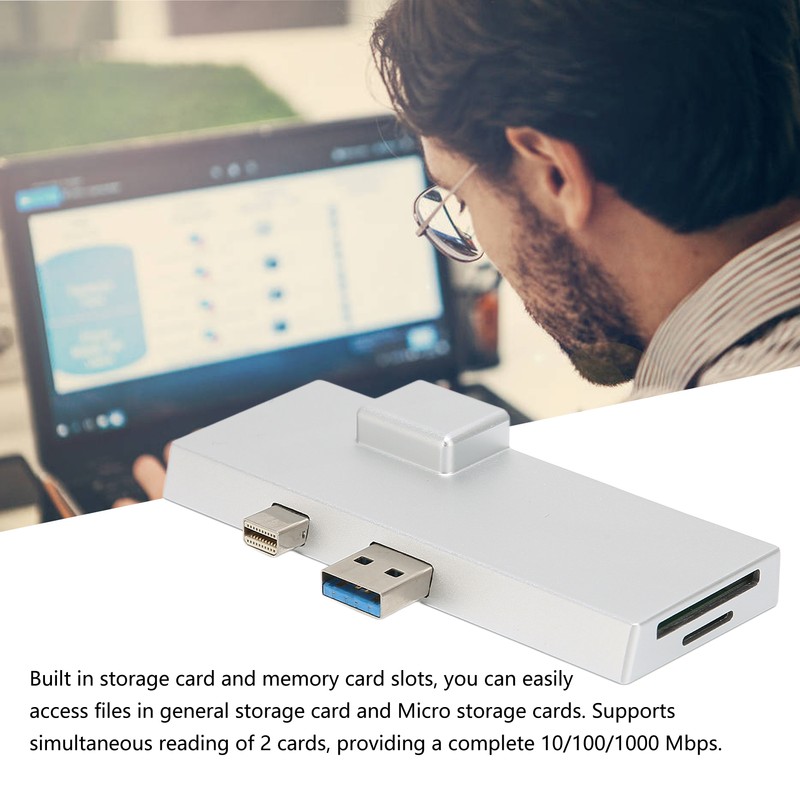 6 in 1 Docking Station For Surface 4K Resolution 5Gbps
