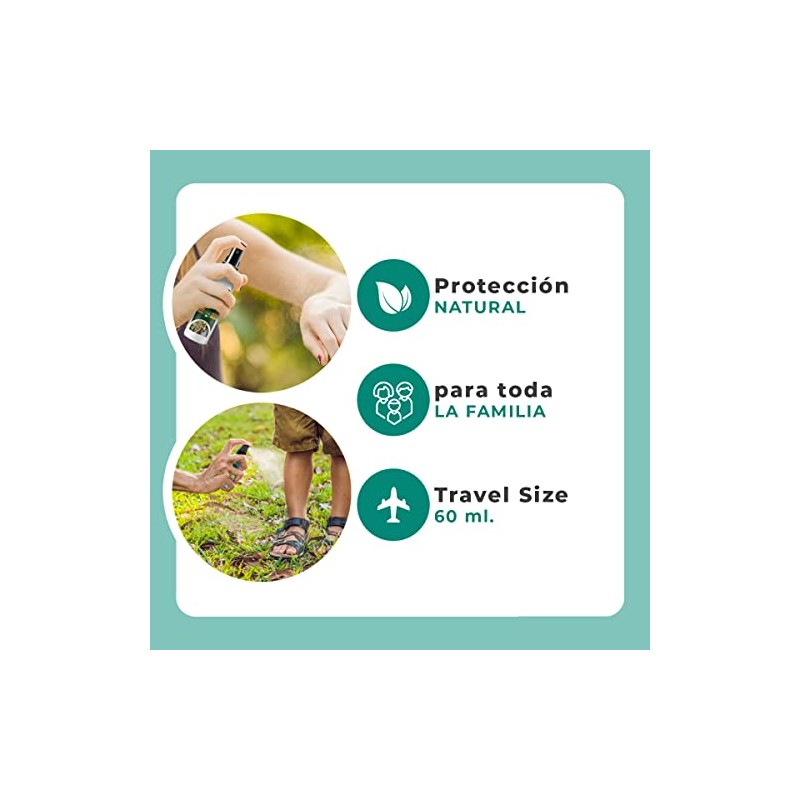 Árbora Repelente Natural de Moscos geranio y citronela sin DEET
