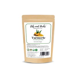 High Strength Turmeric Extract Powder 95% curcuminoids - No fillers or Binders- by Oils and Herbs UK (50gm)