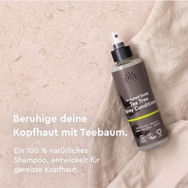 Urtekram Tea Tree Spraysp√ºlung ‚Äì Leave In - Nat√ºrliche & erfrischende Rezeptur f√ºr Haar & Kopfhaut - Spendet Feuchtigkeit, entwirrt und beruhigt die Kopfhaut, 250 ml