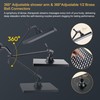 Cobbe Rainfall Shower Head for Bathroom, 11.8 Inch Large Rectangular