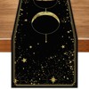 Moon Mystical Halloween Table Runner Boho Astrology Ouija Board Tarot