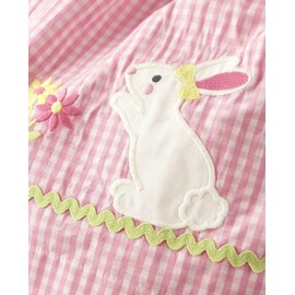 Gymboree,Girls,and Toddler Embroidered Sleeveless Dress,3,Pink Bunnies