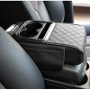 Unbranded Car Armrest Cushion 5-in-1 Center Console Cover with Cup