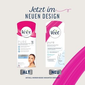Veet Tiras de cera listas para usar para pieles sensibles