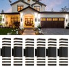 tewei 6 Pack Up and Down Outdoor Wall Lights, 3-layer