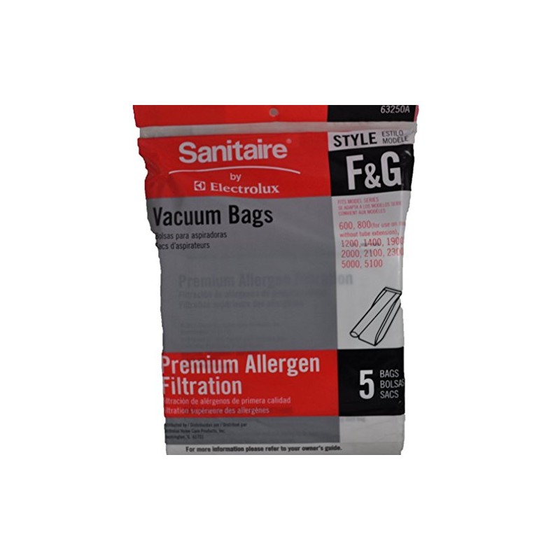 Sanitaire Style F & G Premium Allergen Filtration Vacuum Bags,