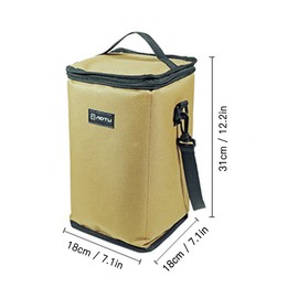 10L Camping Lantern Storage Bag Outdoor Camping Canister Gas Tank Storage Bag Carrying Case