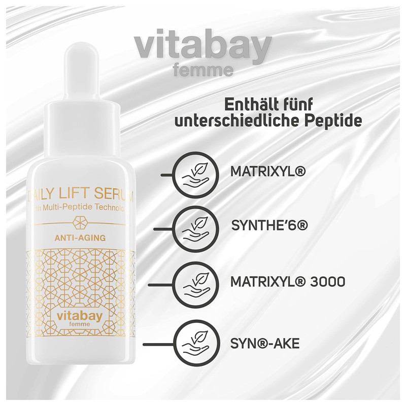 Vitabay Daily Lift Serum 50 ml, With Multi-Peptide Technology for