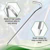 RITDVNI 20Pcs 7" Tent Pegs Ground Stakes, Metal Stakes, Camping