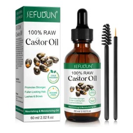 Aceite De Ricino Puro | Cuidado Cabello Y Cejas Hidratante