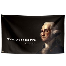 ToFlagify Eating Is Not A Crime Funny Quote Flags Meme Cool Flags Banner 3x5 ft Room Guys College Dorm Bedroom Man Cave Girls Wall Decor Outdoor Indoor Hilarious, Two Copper Grommets