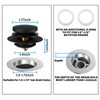Bathtub Drain Stopper, Uxoz Universal Tub Stopper for Replacing Tip
