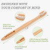 Navona 30PCS Bamboo Toothbrushes,B