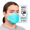 BNX 20-Pack KN95 Face Masks, Disposable Particulate KN95 Mask Made