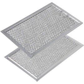 Compatible Aluminum Microwave Grease Filters for GE WB06X10608 AFF77-M 2 Pack