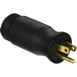 Pfanstiehl Multi-Voltage Adapter Plug, 115V AC, Black, Type A to Schuko F Connector, UL Listed