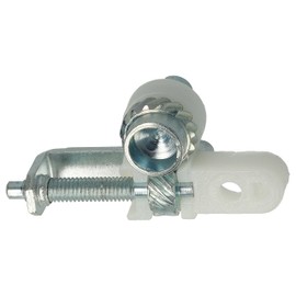 vhbw Chain Tensioner Compatible with Stihl MS 251, MS 250 Chainsaw - Sided, Plastic/Iron, 27 g, Silver, White