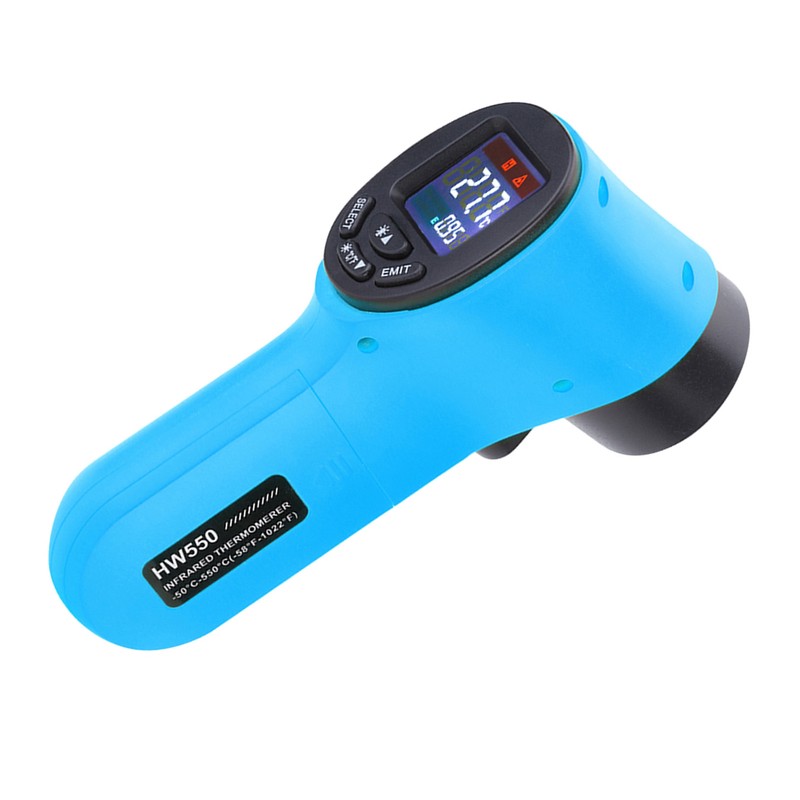 Handheld -50~550℃ Infrared Thermometer 12:1 Targrt Positioning Non-contact Temperature Meter