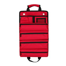 Tool Roll Bag Large Capacity 5 Grids Waterproof Portable Canvas Tool Bag Organizer for Maintenance