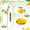 Maysing 13 Pcs Faux Lemon Decoration Set Includes 3 Pcs