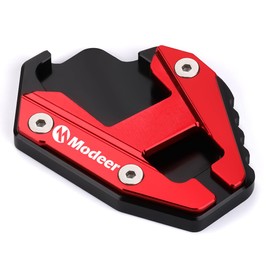 Modeer Motorcycle Stand Foot Side Stand for D.ucati Hypermotard 939 950 Diavel 1260 Desert X Sled Scrambler 1100 Supersport 950 Multistrada V4 1200 1260 Monster 937 1200 821 (Red)