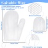 Vesici 2 Pcs Honeycomb Exfoliating Glove Set Exfoliating Bath Mitt