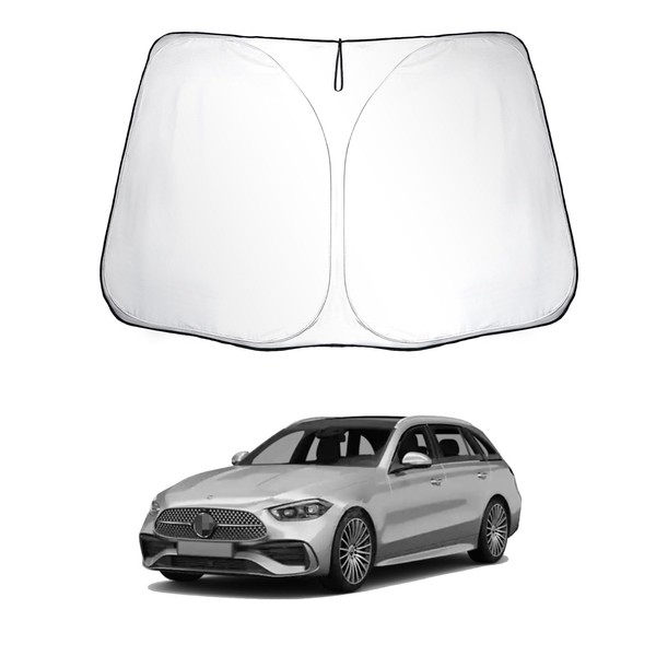 SKTU Sun Shade for Windscreen Compatible with Mercedes C-Class W205