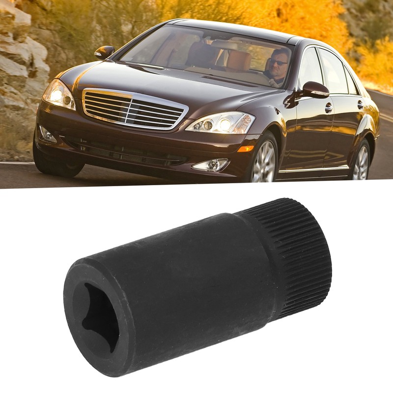 Black Spline Socket 58 Teeth 1/2in Drive Sleeve Tools Replacement