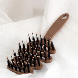 Hair Care Product Hair Brush Massage Mini Portable for daily shower and hair routines, Korean beauty hair care item, and Personal, Option 2