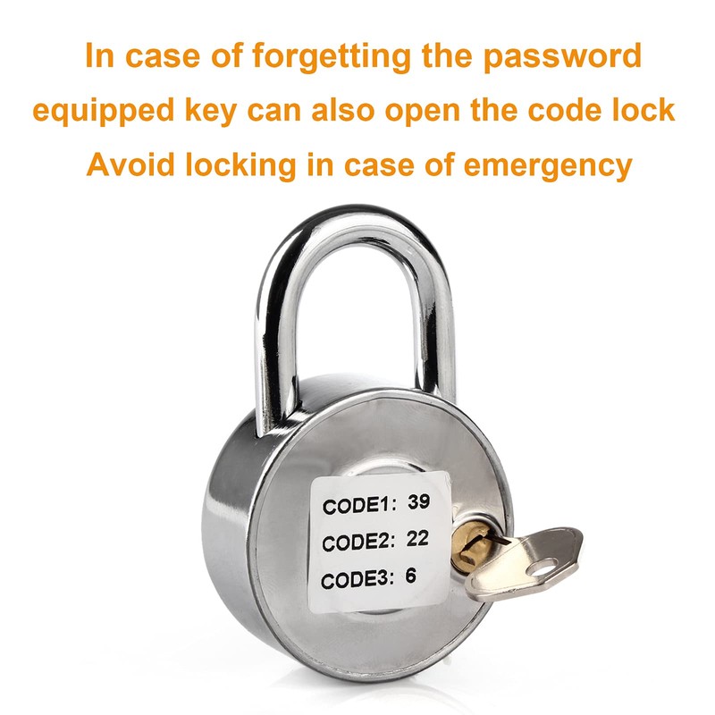 NBYT Combination Padlocks - Dial Locks for School Lockers and