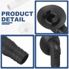 sourcing map 5Pcs Air Conditioner Drain Hose Connector Elbow Fitting